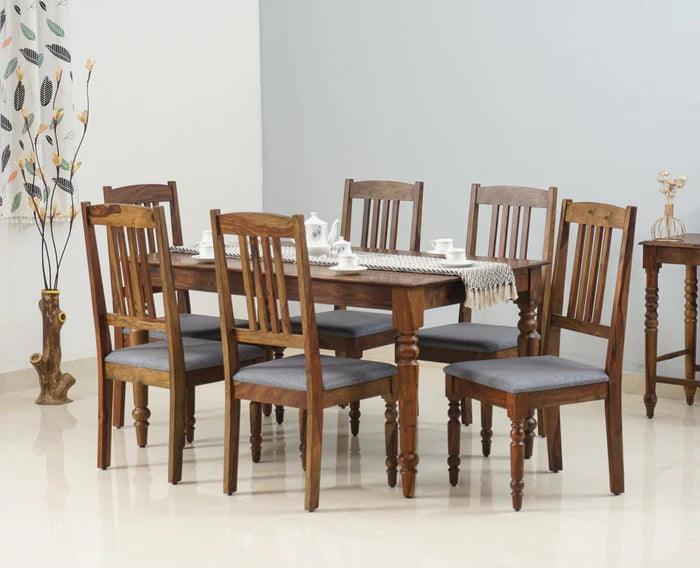 Falco 6 Seater Dining Set With 6 Chairs - Ouch Cart 