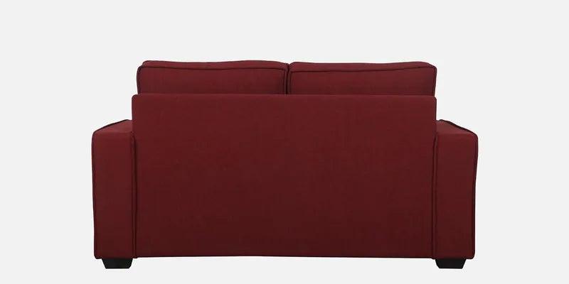 Fabric 2 Seater Sofa In Garnet Red Colour - Ouch Cart 