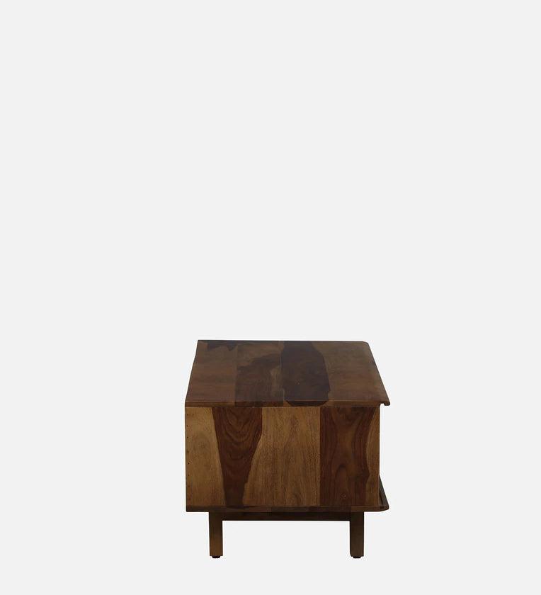 Sheesham Wood Coffee Table In Provincial Teak Finish - Ouch Cart 