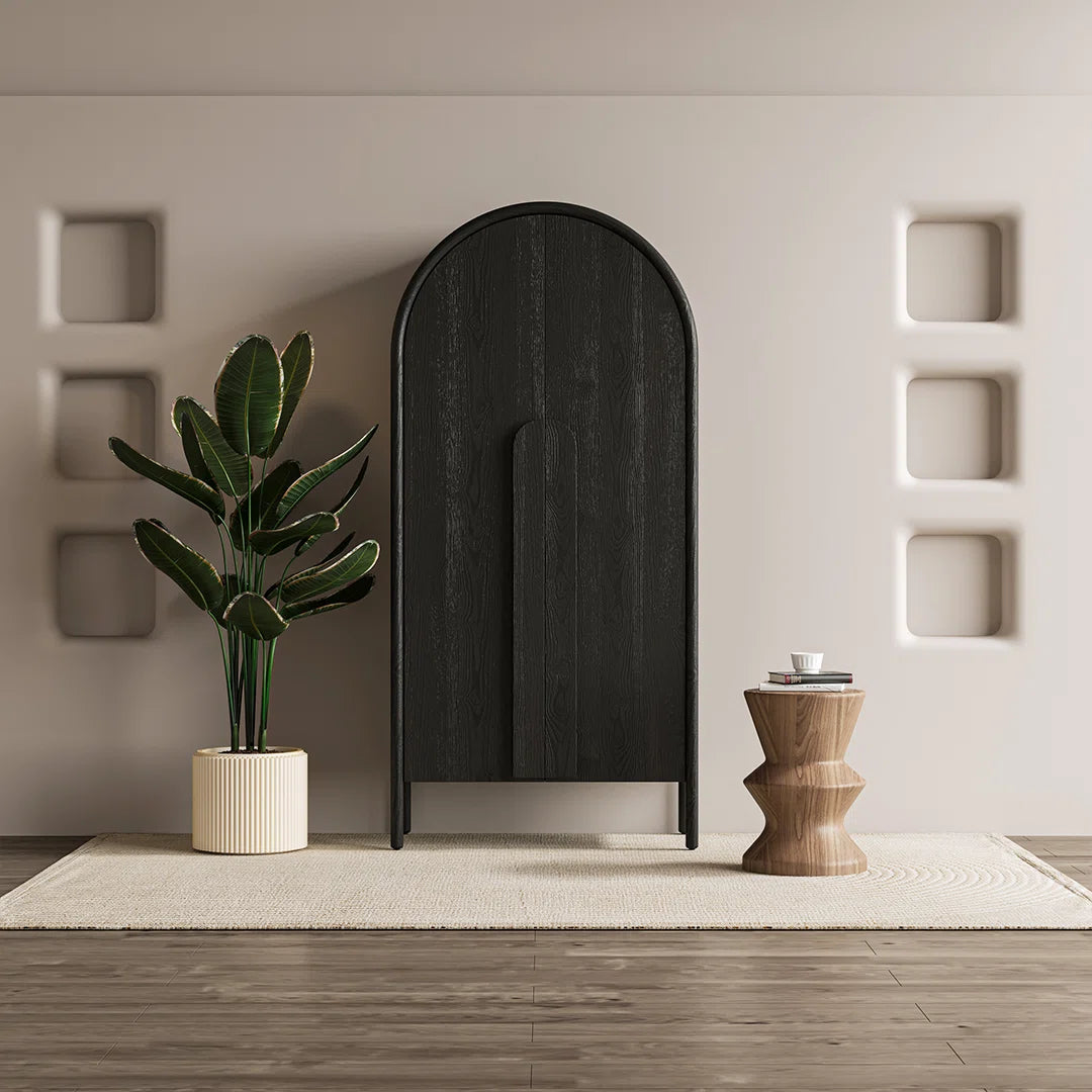 Modern and Simple Solid Wood Storage Wardrobe