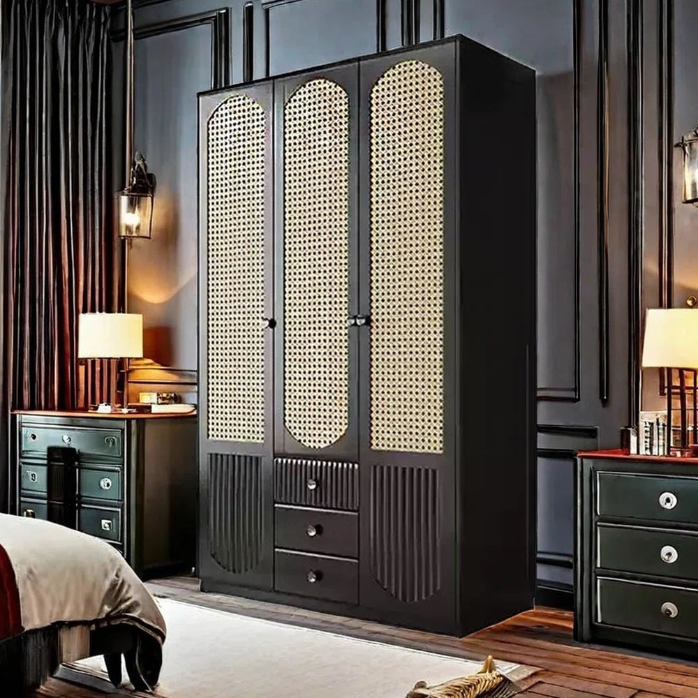 European country style simple modern wardrobe