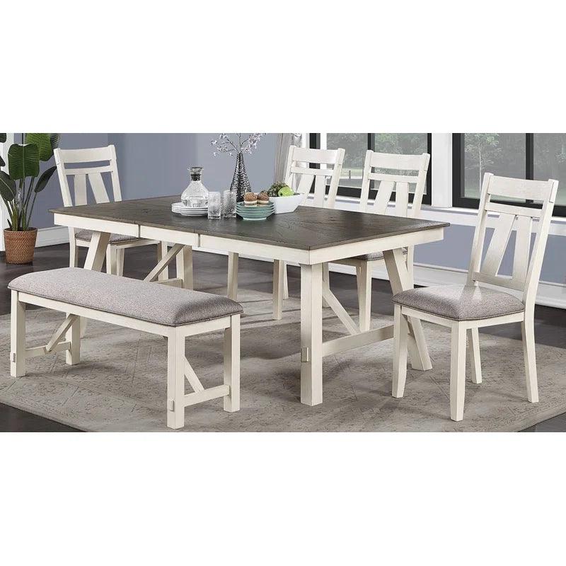 6 - Piece Extendable Dining Set - Ouch Cart 