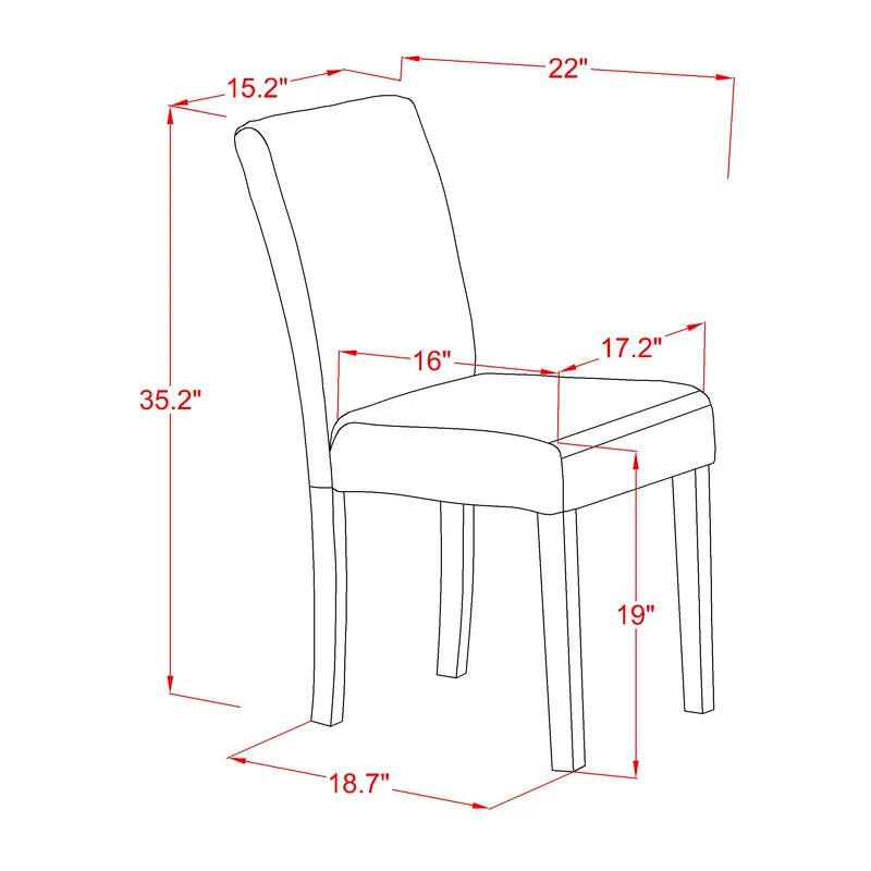 9 - Piece Extendable Solid Wood Dining Set - Ouch Cart 