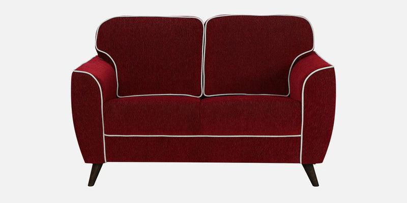 Fabric 2 Seater Sofa In Rust Red Colour - Ouch Cart 