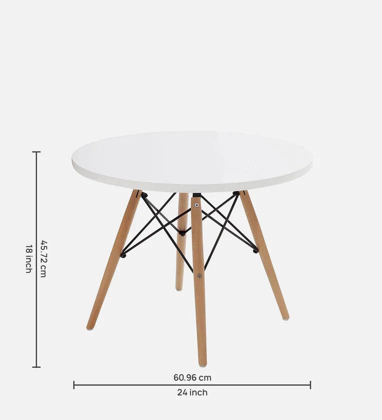 Engineered Wood Coffee Tables in White Colour - Ouch Cart 