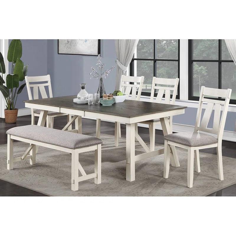 6 - Piece Extendable Dining Set - Ouch Cart 