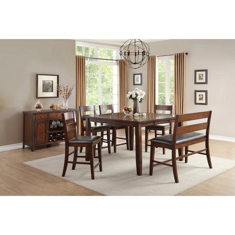 6 - Piece Extendable Dining Set - Ouch Cart 