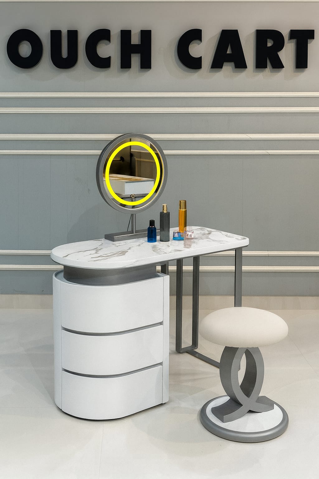 Mara Dressing Table with Mirror – Modern Makeup Organizer