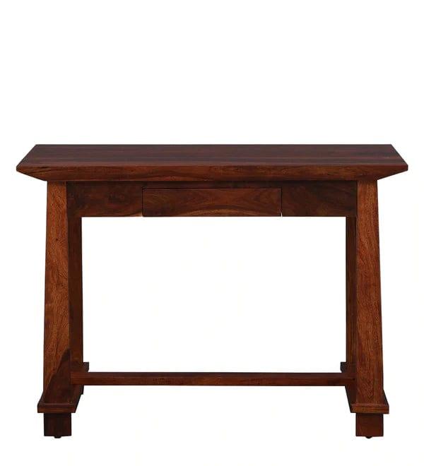 Shun Z Solid Wood Writing Table In Honey oak Finish - Ouch Cart 