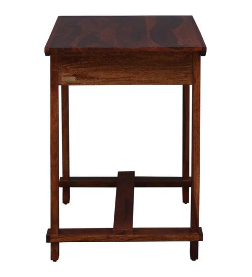 Isla Solid Wood Writing Table In Honey oak Finish - Ouch Cart 