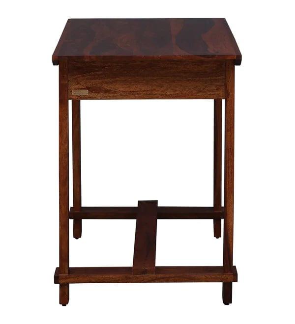 Shun Z Solid Wood Writing Table In Honey oak Finish - Ouch Cart 