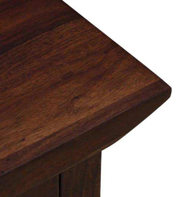 Cambria Z Solid Wood Writing Table In Honey oak Finish - Ouch Cart 