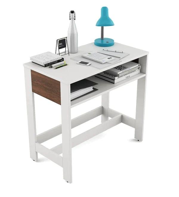 Simon Study Table in Frosty White Colour - Ouch Cart 