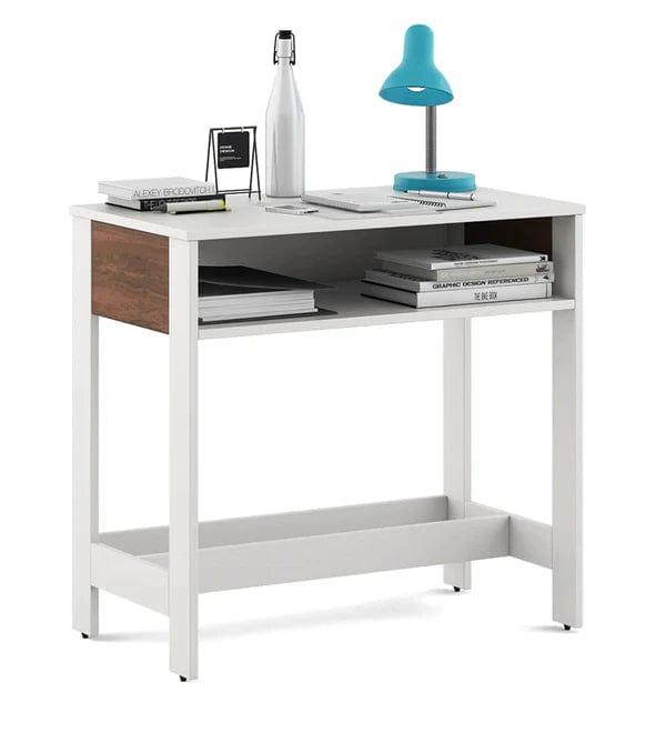 Simon Study Table in Frosty White Colour - Ouch Cart 