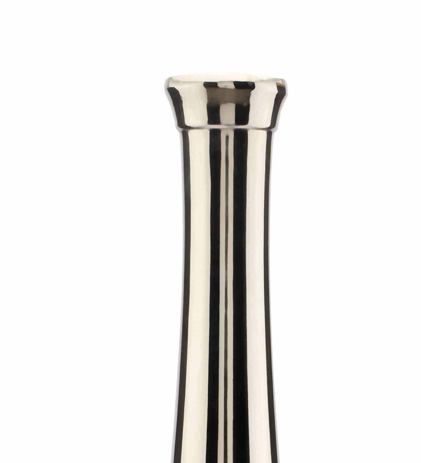 Blue And Silver Champagne Large Bottle Vase, - Ouch Cart 