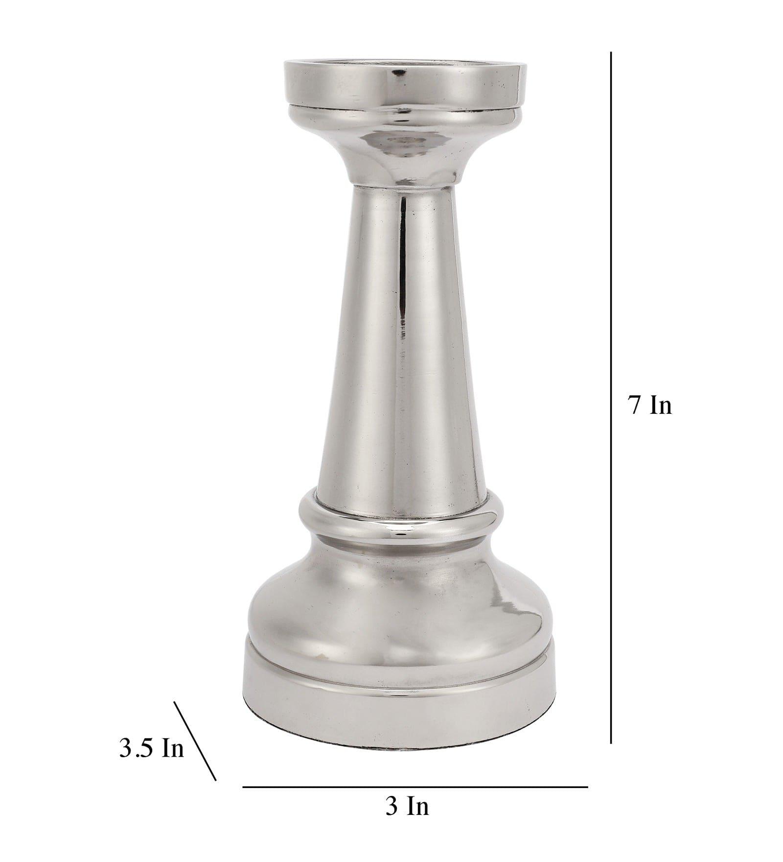 Chess Rook Silver Showpiece, - Ouch Cart 