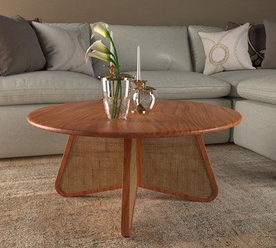 Amelia Coffee Table in Solid Wood - Ouch Cart 