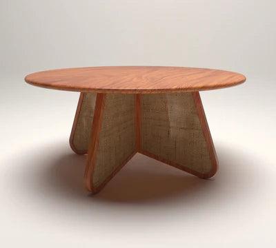 Amelia Coffee Table in Solid Wood - Ouch Cart 