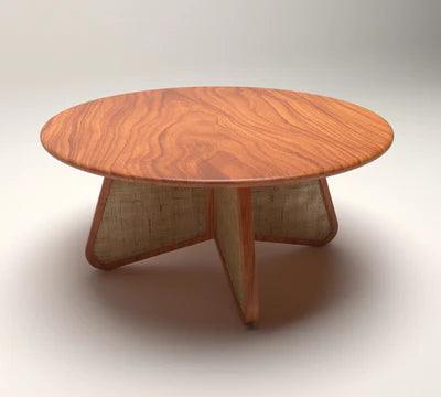 Amelia Coffee Table in Solid Wood - Ouch Cart 