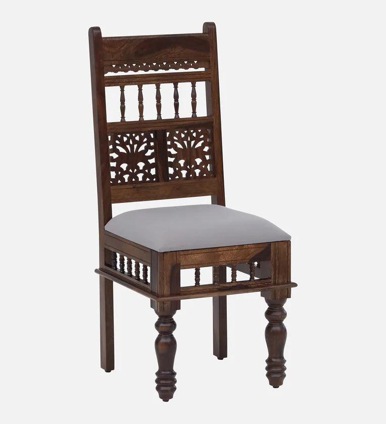 Sheesham Wood 4 Seater Dining Set In Provincial Teak Finish - Ouch Cart 