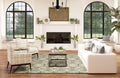 Ivory Wool Vista 8X10 Feet  Hand-Tufted Carpet - Rug
