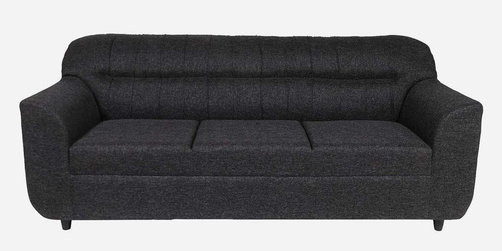 Fabric 3 Seater Sofa in Charcoal Grey Colour - Ouch Cart 