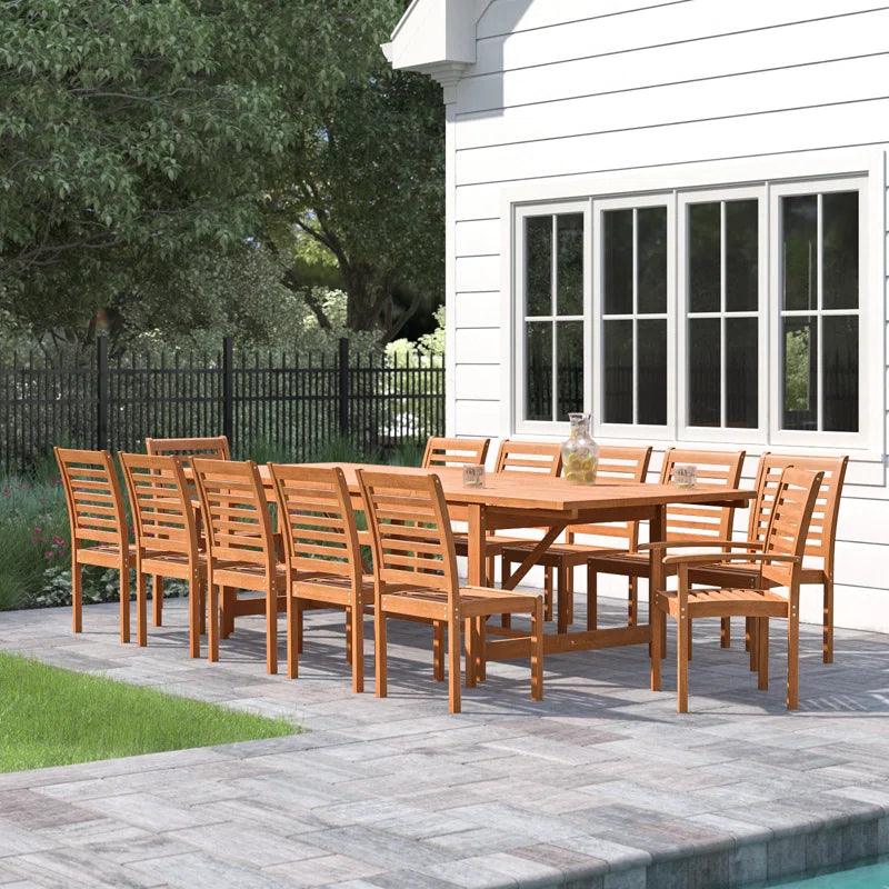 13 Piece Outdoor Furniture Dining Set - Ouch Cart 