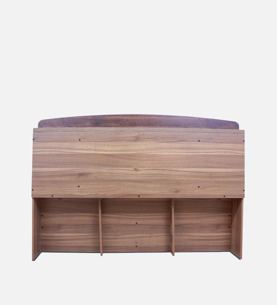 Manto King Size Bed in Teak Finish - Ouch Cart 