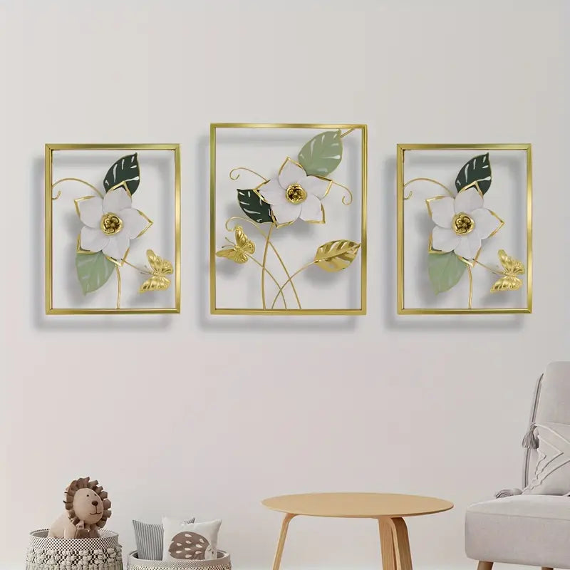 GOLDYBLACK SET OF 4 WALL ART