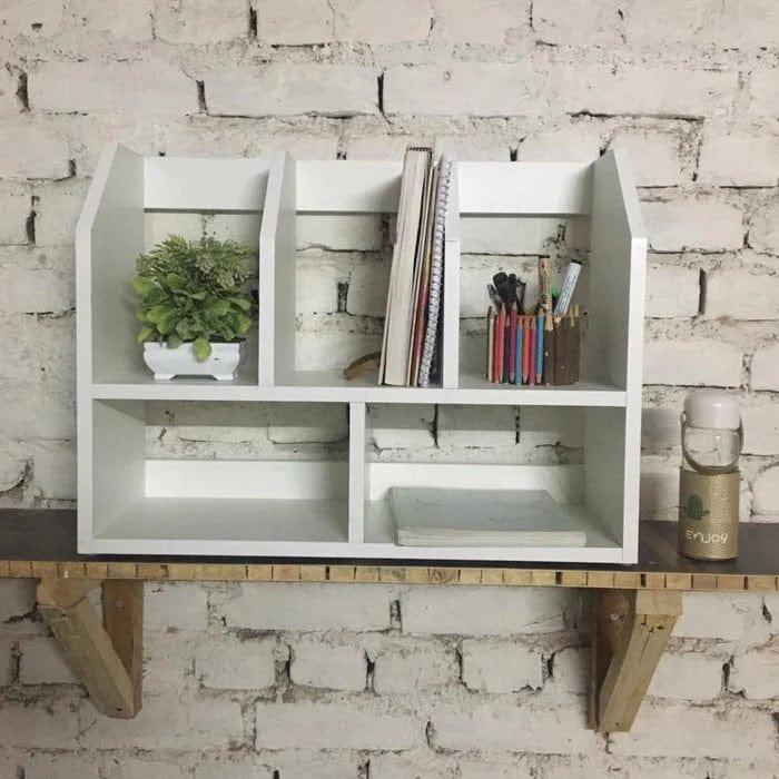 Portable Bookshelf For Table Tops or Wall Hanging - Ouch Cart 