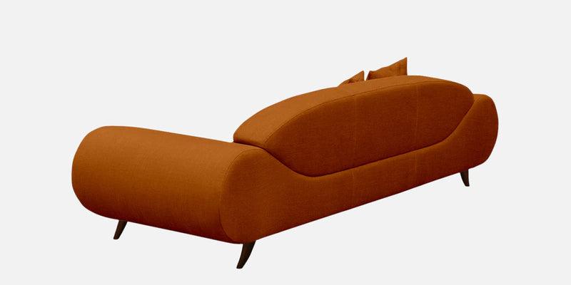 Fabric 3 Seater Sofa in Orange Colour - Ouch Cart 