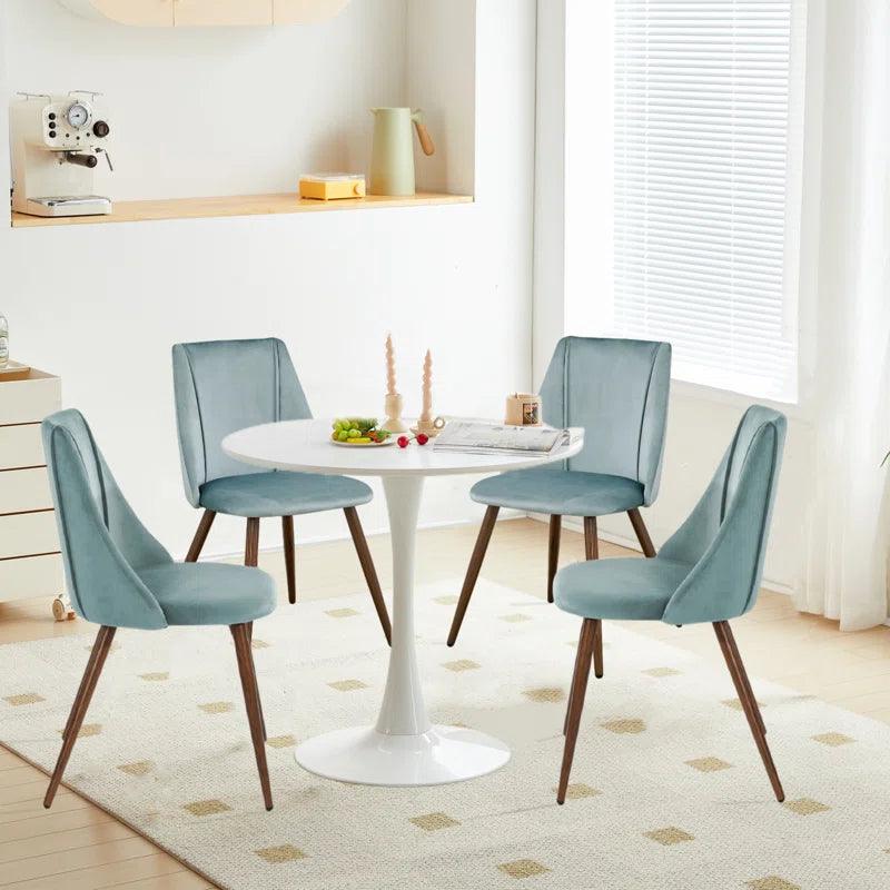 Pedestal Dining Set (Set of 5) - Ouch Cart 