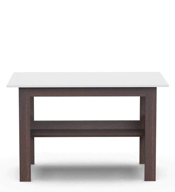 Sho Study Table Desk in Wenge & White Finish - Ouch Cart 