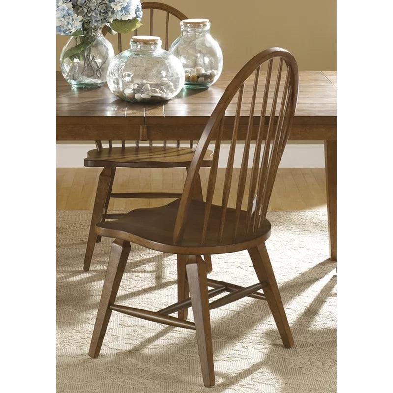 7 - Piece Extendable Solid Wood Dining Set - Ouch Cart 