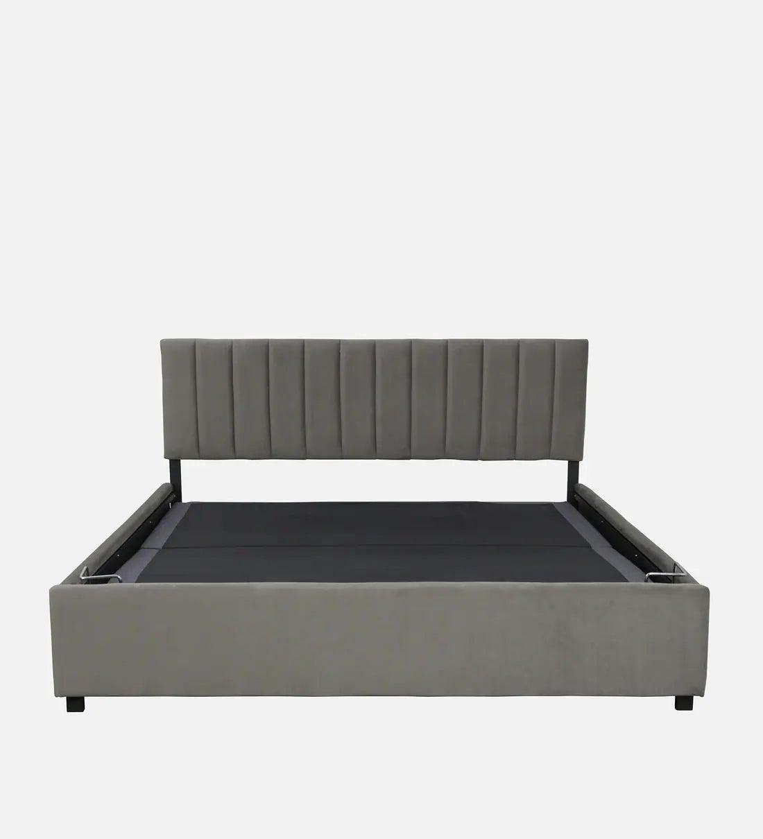 Aliba King Size Smart Bed in Italia Grey Colour With Remote - Ouch Cart 