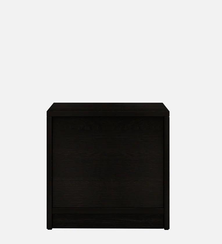 Engineered wood Bed Side Table In Knotty Wood & Wenge Finish - Ouch Cart 