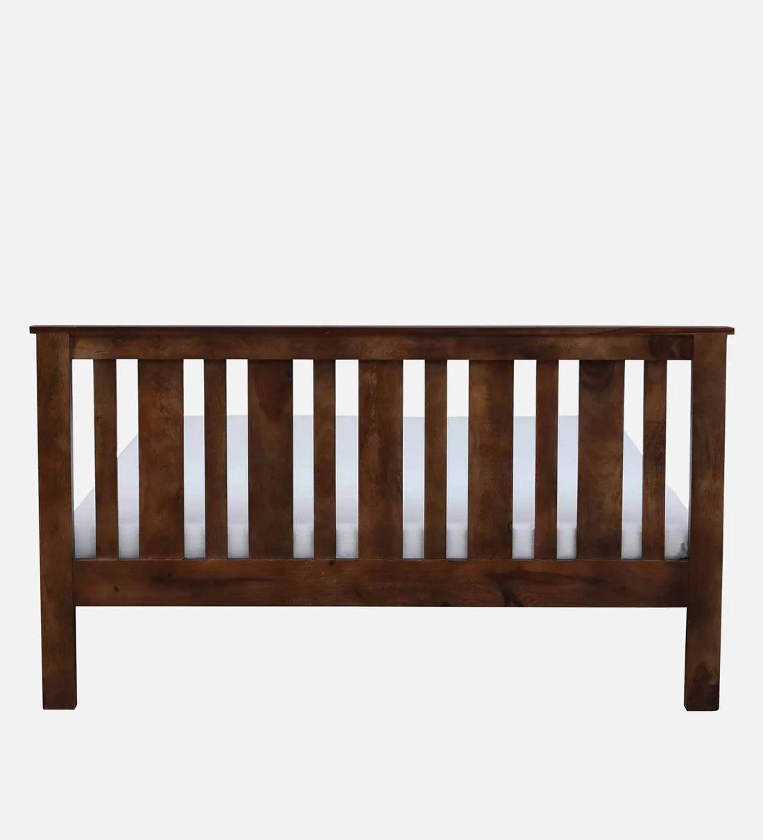 Sheesham Wood King Size Bed In Provincial Teak Finish - Ouch Cart 