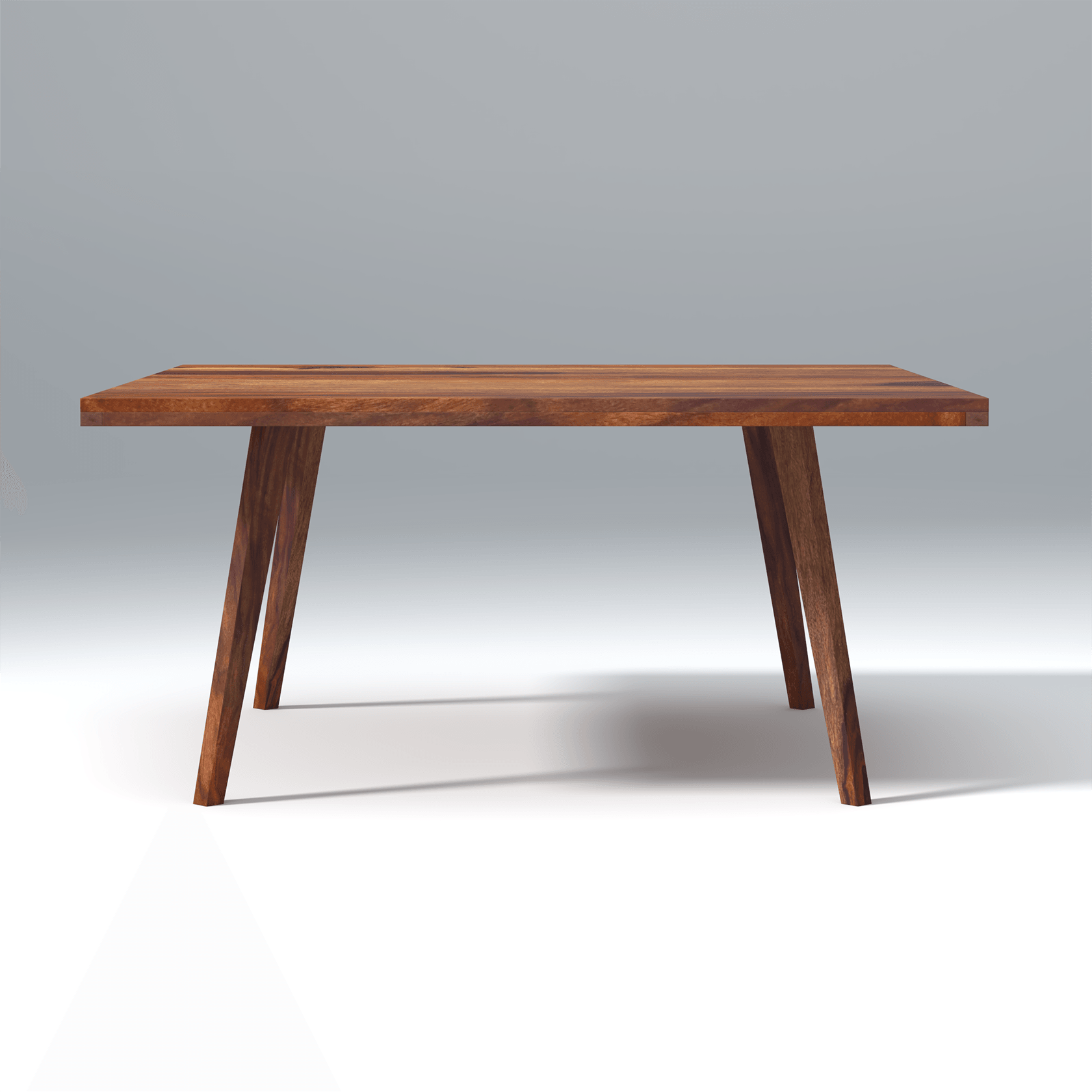 Resonance dining table In Reddish walnut color with 6 Seating - Ouch Cart 