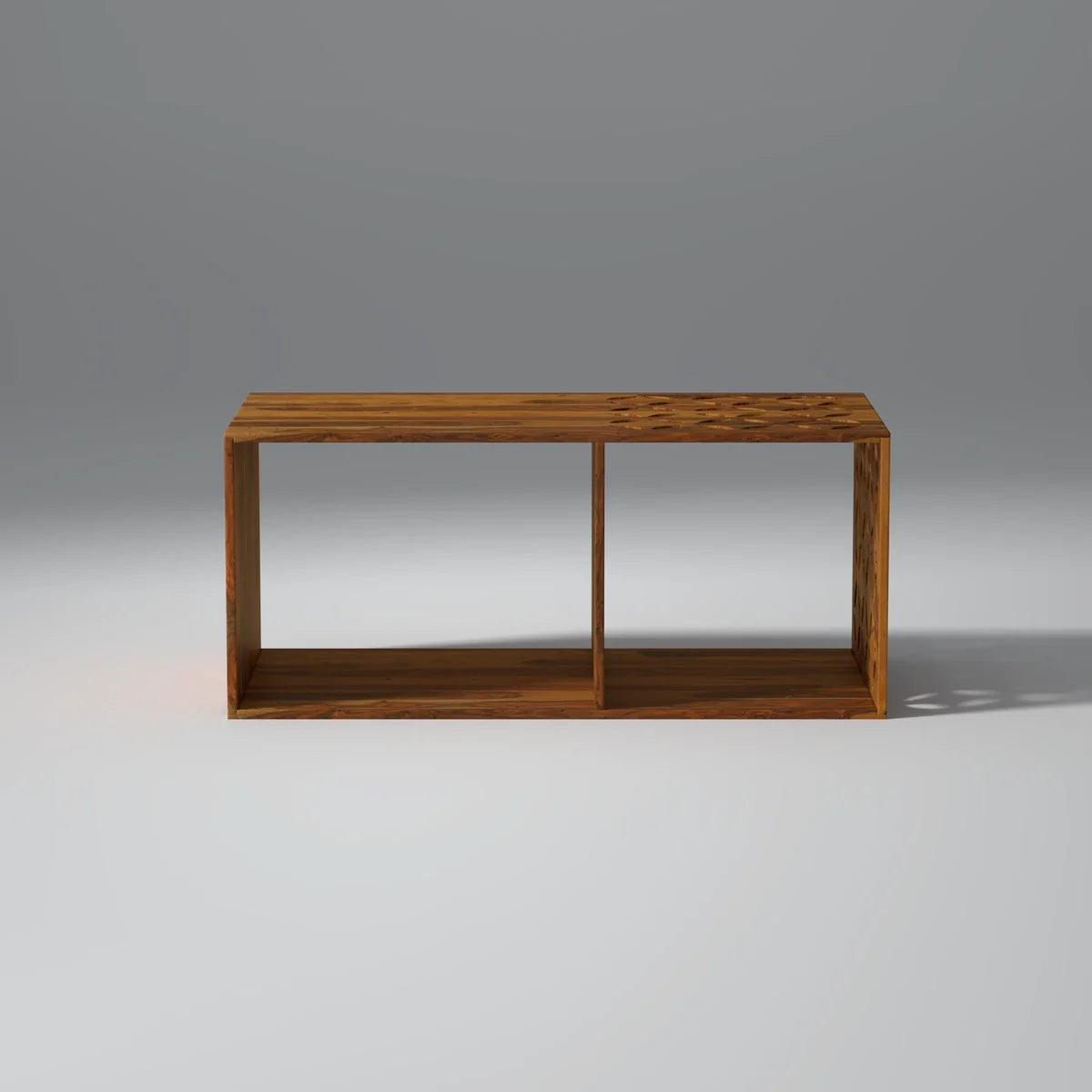 Kapi Sheesham Wood Coffee Table In Light Honey