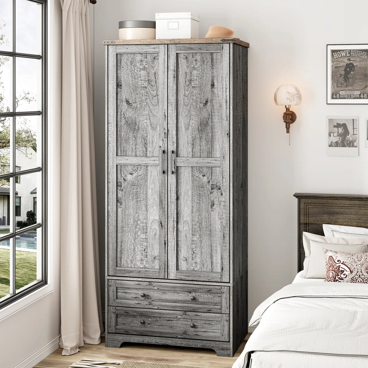 American Country Vintage Armoire