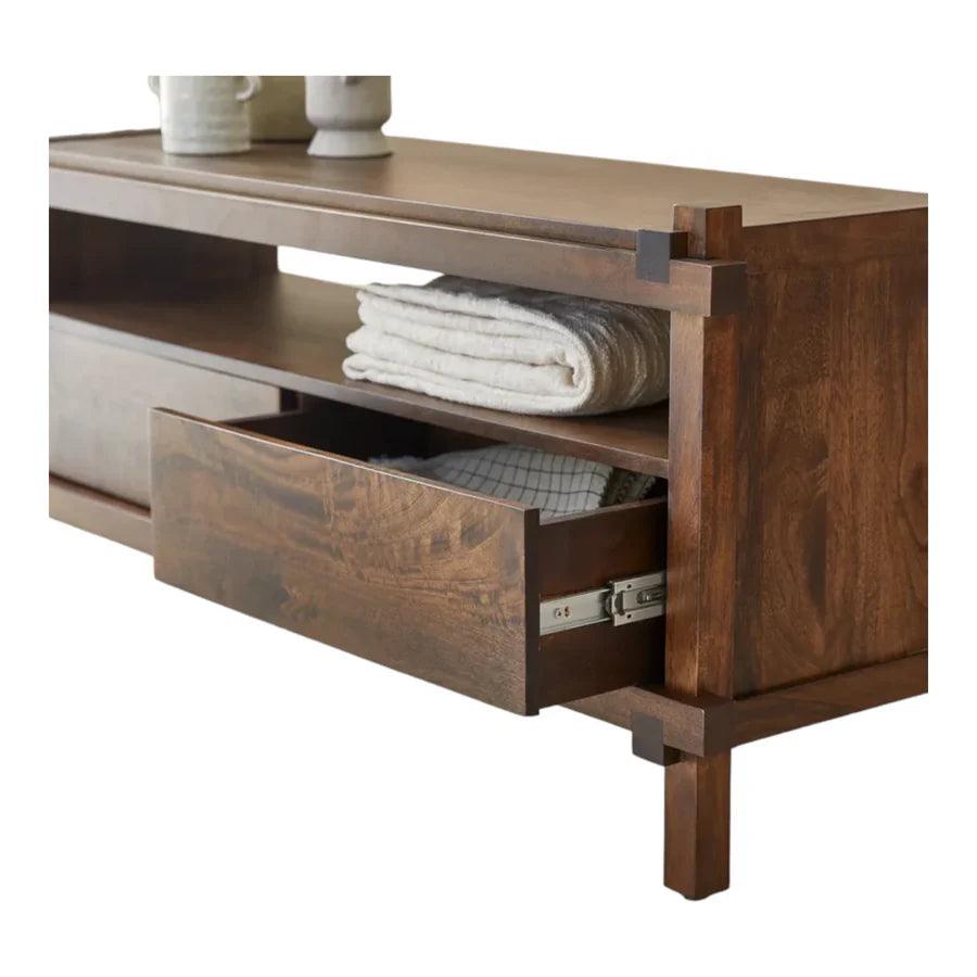 MANGO WOOD TV UNIT - Ouch Cart 