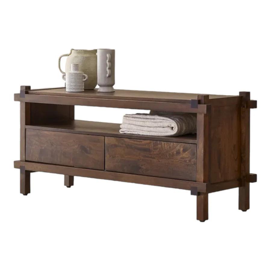 MANGO WOOD TV UNIT - Ouch Cart 