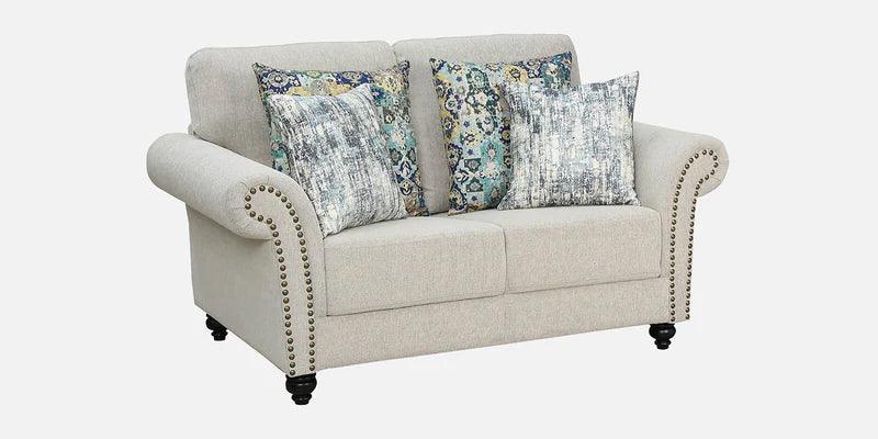 Fabric 2 Seater Sofa In Beige Colour - Ouch Cart 