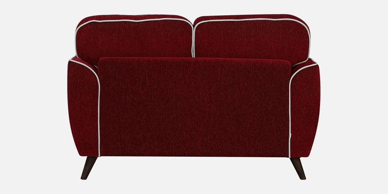 Fabric 2 Seater Sofa In Rust Red Colour - Ouch Cart 