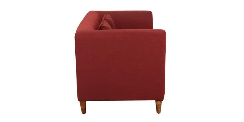 Fabric 2 Seater Sofa In Garnet Red Colour - Ouch Cart 