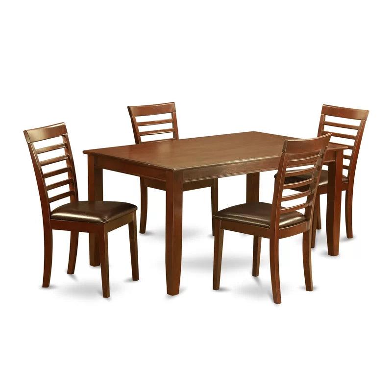 Solid Wood Dining Set - Ouch Cart 