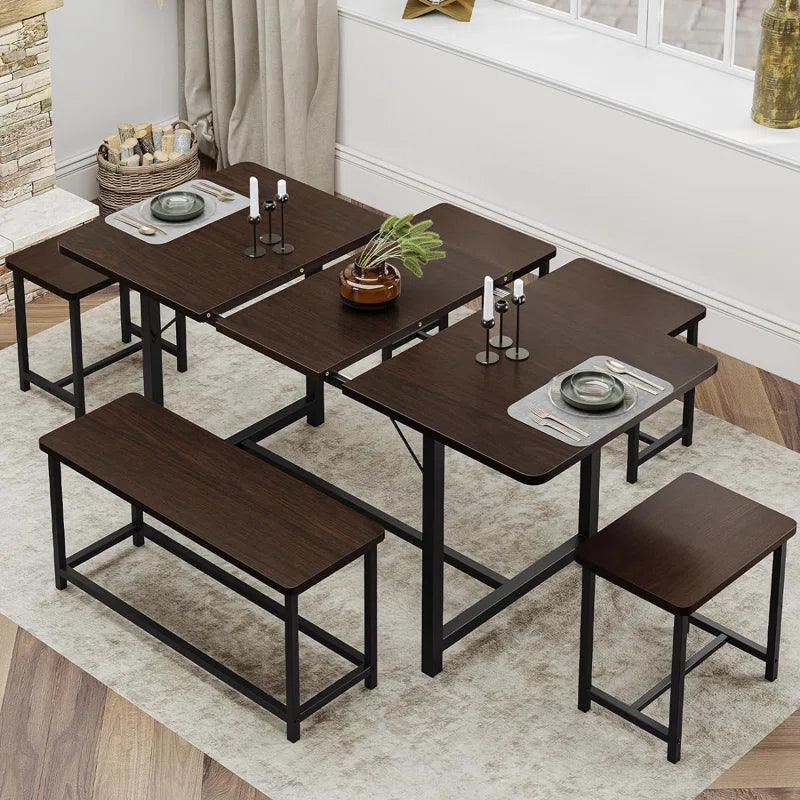 6 - Piece Extendable Dining Set - Ouch Cart 