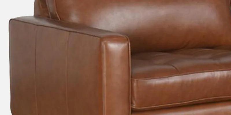 Leatherette 3 Seater Sofa In Tan Colour - Ouch Cart 