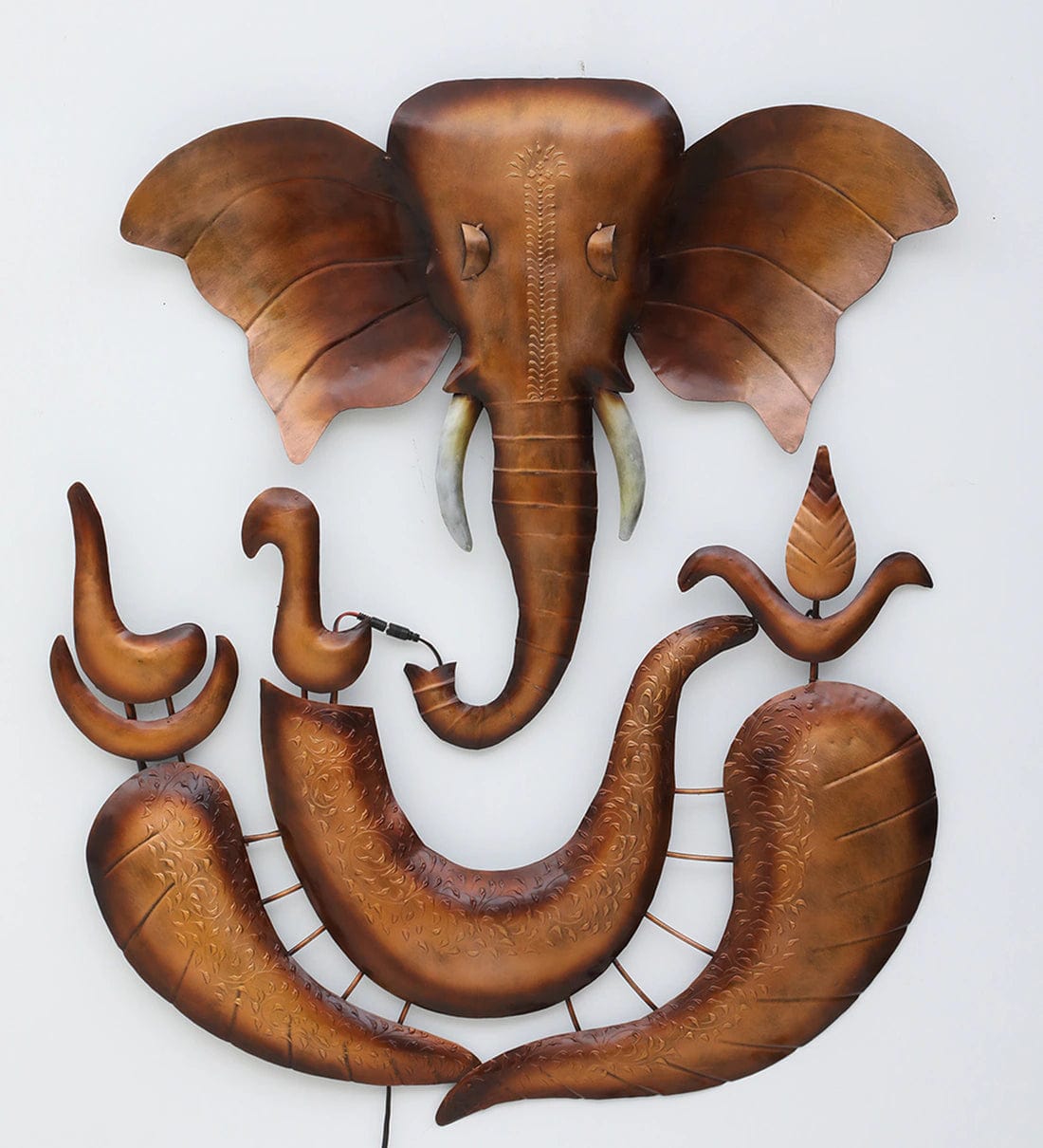 Handmade Gold Spiritual Metal Wall Art,