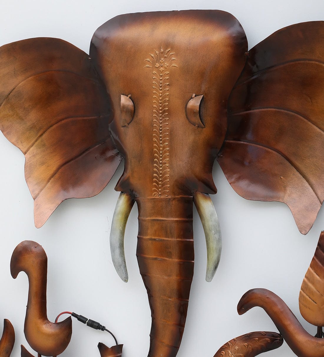 Handmade Gold Spiritual Metal Wall Art,